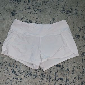 White lululemon shorts!
